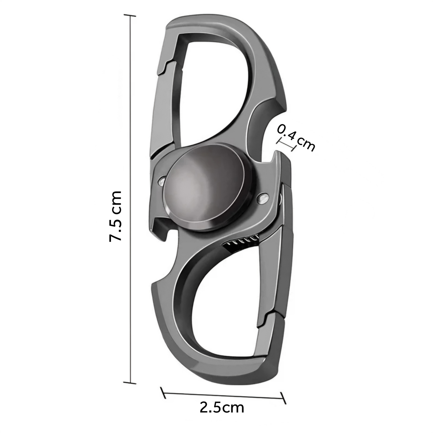 SpinKey Pro - Fidget Schlüsselanhänger für unterwegs