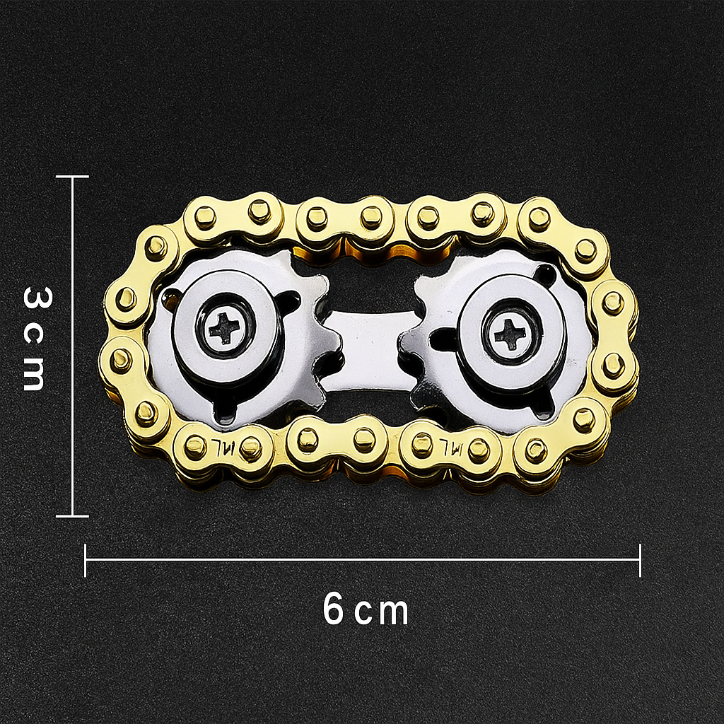 Twist Gear Spinner - Mechanischer Zahnrad-Spinner für Stressreduktion