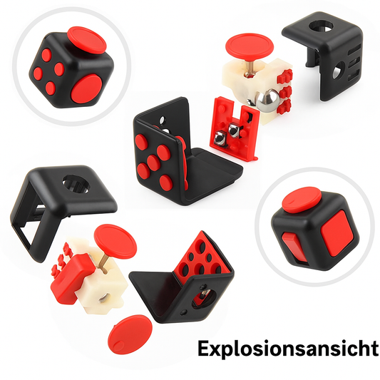 StressCube Pro - Multi-Function Fidget Cube für Konzentration & Klarheit