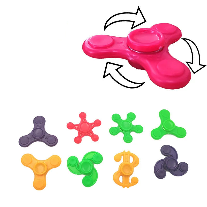 10x Mini-Handspinner - Kompakter Pocket-Spinner für diskrete Entspannung