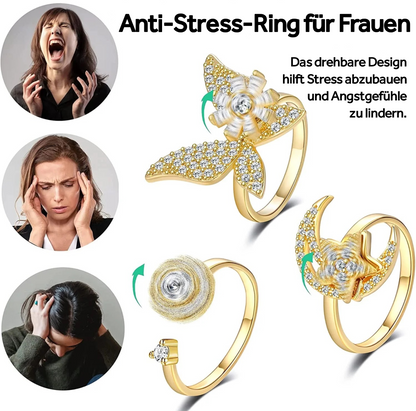 Fidgora Ring - Verstellbarer Anti-Stress Kupferring