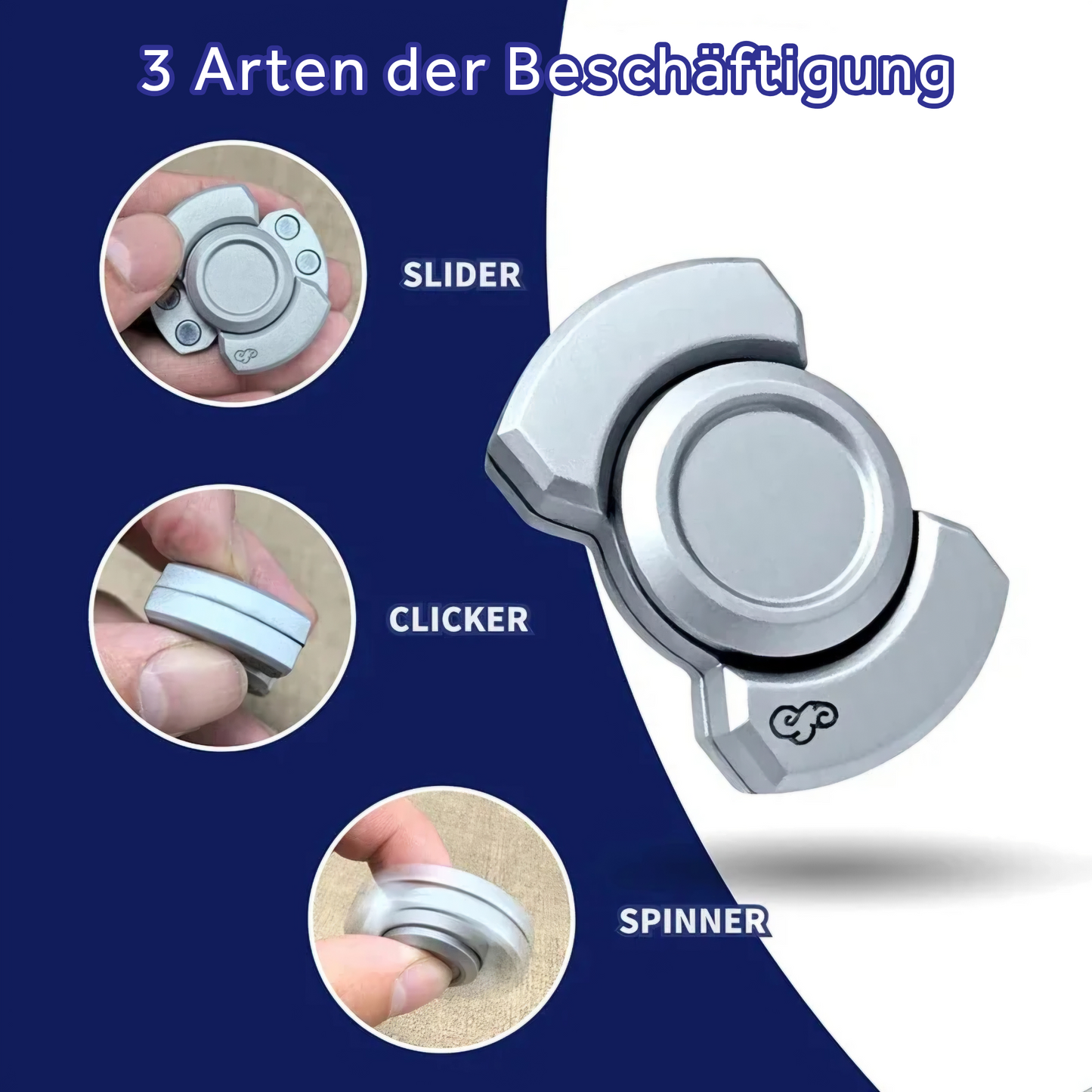Spin Glide Pro - Magnetischer Premium Spinner zum Stressabbau & Konzentration