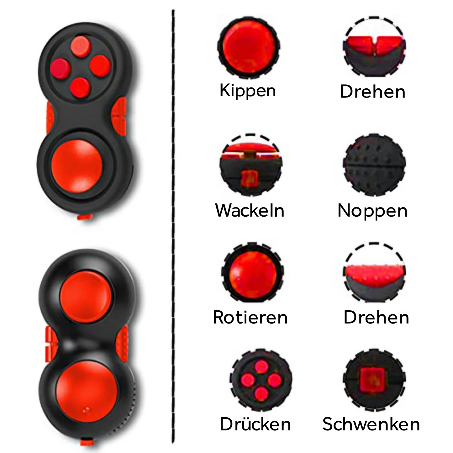 Fidget Controller - Multi-Sensor Gamepad zur Beruhigung & Fokussteigerung
