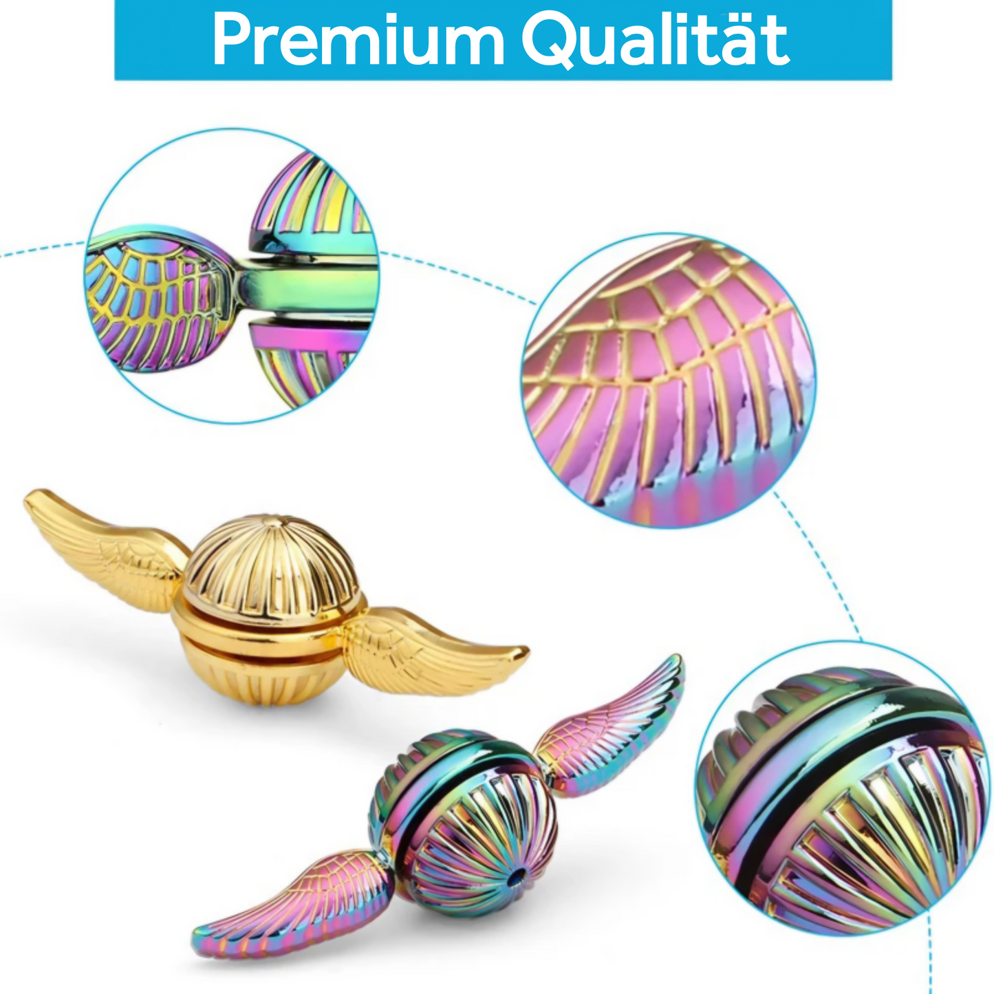 Schnatz Spinner -  Premium Metallspinner im eleganten Design