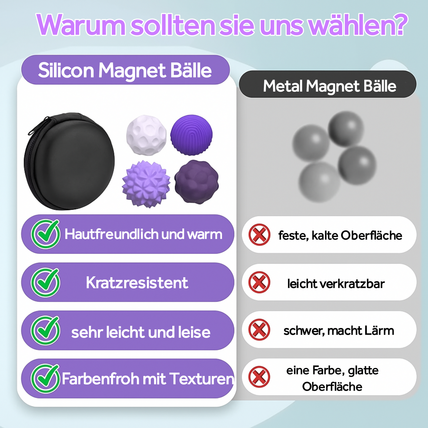 MagnetiBalls - Magnetische Anti-Stress Kugel für unruhige Hände