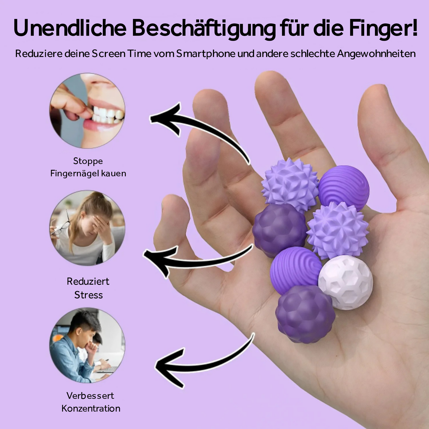 MagnetiBalls - Magnetische Anti-Stress Kugel für unruhige Hände