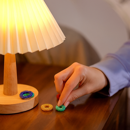 Akupressur Ringe - Entspannende Massage-Fingerringe für guten Energiefluss