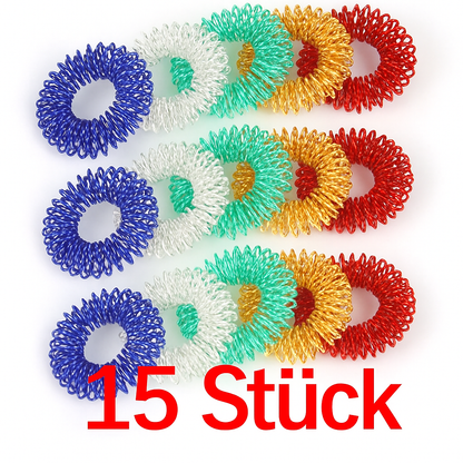 Akupressur Ringe - Entspannende Massage-Fingerringe für guten Energiefluss