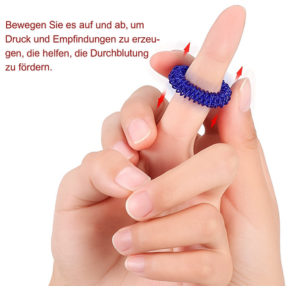 Akupressur Ringe - Entspannende Massage-Fingerringe für guten Energiefluss